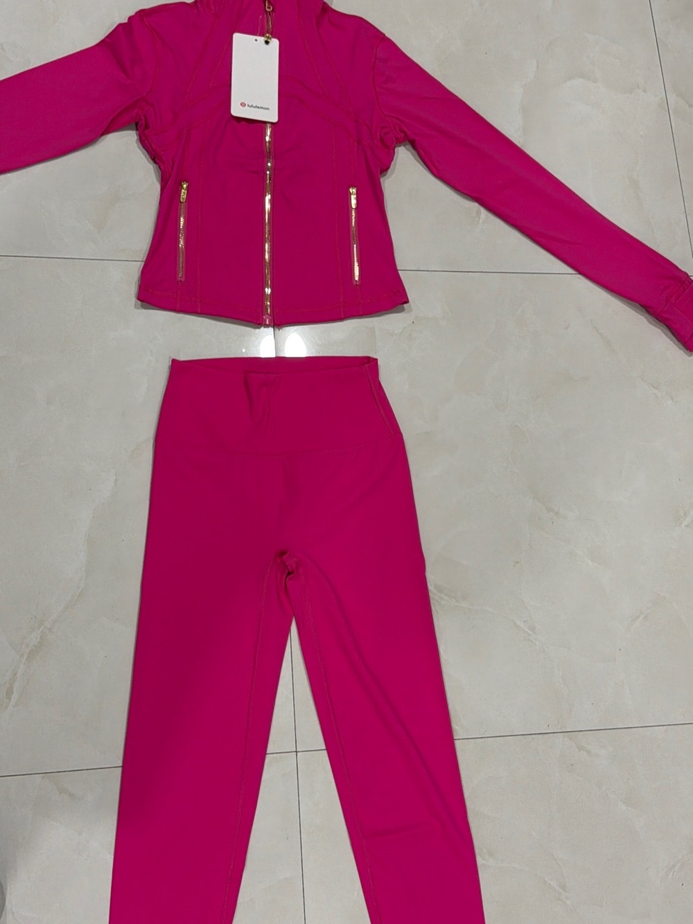 lululemon athletica Vibrant Pink High-Rise Leggings
